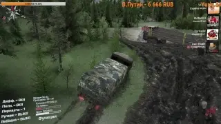 Spintires - stream. Карта "8-VK"