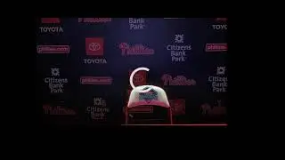The Phillies show us their confrence room on live tv lol