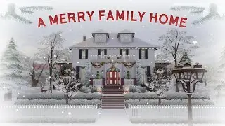A Very Merry Christmas Family Home 🎁🎄 | Sims 4 Speedbuild