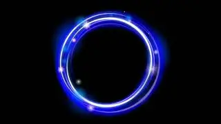 Blue Ring Star Black Hole Effect | Green Screen Black Hole Template | Black Screen Ring Light Effect