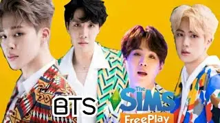 The Sims free play | BTS | Jimin , J-hope , Suga , Jin