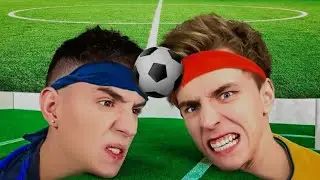 Играем в ФУТБОЛ ГОЛОВАМИ Челлендж !
