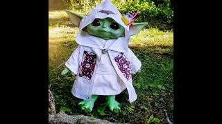 AI Baby Yoda Bingo has vision & can see himself