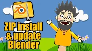 How to Download, Install & Update Blender from a ZIP File & Make Blender Portable