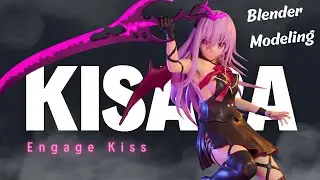 [Anime Character Modeling] Kisara from Engage Kiss