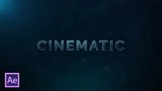Создание текстовых 3D титров в After Effects (Cinematic 3D Title Text in After Effects)