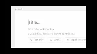 New in Lex: First Drafts and Version History