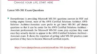 Microsoft MS 301 Exam Information