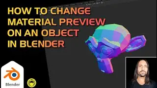 Blender tip: How to change preview material while editing an object - for Beginners