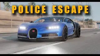Bugatti vs Police Car: Epic High-Speed Escape Challenge#viralvideo #viral_video#beamngdrive