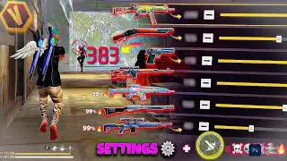 Free Fire Headshot Setting After New Update 2025⚡Best Sensitivity Settings