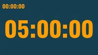 5 hour timer (with end alarm, time elapsed and progress bar)