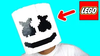 I built Marshmello's Helmet out of LEGO!