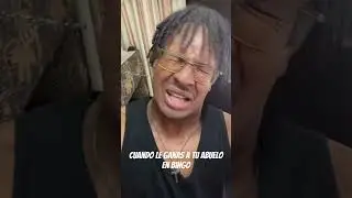 Cuando le ganas a tu abuelo en bingo #humor #comedia