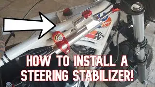 How To Install A Steering Stabilizer On A Minibike! (How To Guide)