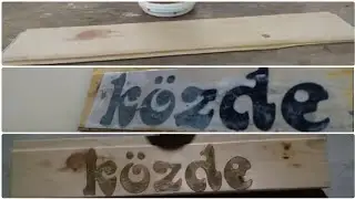 Yazının taxtaya köçürülməsi. Asan üsul.