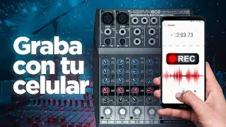 How to Record Audio with Your Cell Phone | With a Mixing Console or Console