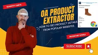 OA Product Extractor  - How To Get Product Details From Popular Websites