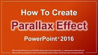 How to Create Parallax Animation in PowerPoint
