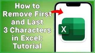 How to Remove First and Last 3 Characters in Excel  Tutorial