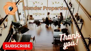 Blender Properties: Blender 3d Coffee cafe interior 3d Modeling and Lighting Setup Live Stream