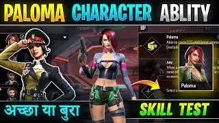 Free fire Paloma character ability | Paloma character ability test | Paloma character skill details