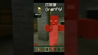 I Played Granny game in MINECRAFT.must watch 