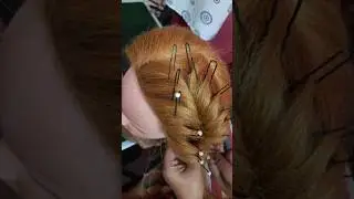 Bridalhairstlye😍#shorts# #viiralshorts#bridalhairstlye# #ytshorts#viralhairstlye#