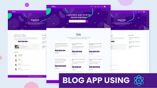 Create a Blog Website Using React JS | Axios & DummyJSON fake REST API