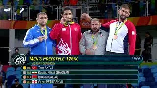 Taha Akgul Wins Men's Heavyweight Wrestling Gold Rio Olympics