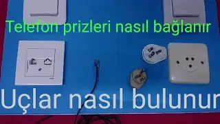 Telefon prizi nasıl bağlanır, telefon priz uçları nasıl bağlanır