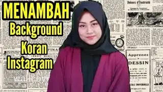 CARA MENAMBAHKAN FILTER KORAN INSTAGRAM