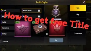 HOW TO GET FREE TITLES IN PUBG MOBILE | GAMELANTIS