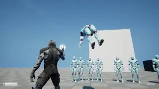 Hellbox - Fireball, Frost Bolt, Telekinesis, Electro Shock, Blaster, Melee Combat. Unreal Engine 5