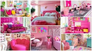 لعشاق #الوردي #الزهري #افكار_وحيل لغرف المنزل باللون الوردي #deco #اصنعيها