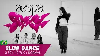 [slow dance] aespa 에스파 'Spicy' Dance tutorial (slow music + mirrored)  | Mila 🇧🇷