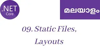 09.  Static Files, Layouts | Learn  .NET core Malayalam