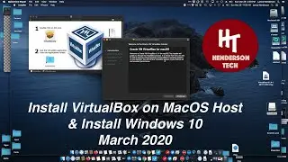 VirtualBox install on MacOS Host with Windows 10 Guest in 2020