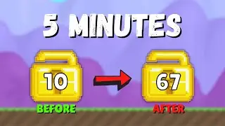 INSANE PROFIT TO GET RICH IN ONLY 5 MINUTES (MUST WATCH!) | Growtopia Easy Profit 2021 | TriggerFear