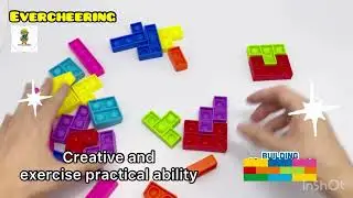 Pop it! Pop bubble building block puzzle game-fidget toy
