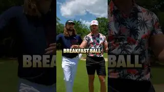 Is this the right take on breakfast balls?🤔 #golf