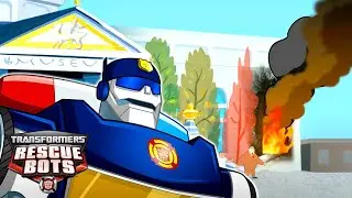 Fogo na Baixa! | Transformers Rescue Bots | COMPILAÇÃO | Desenho animado infantil