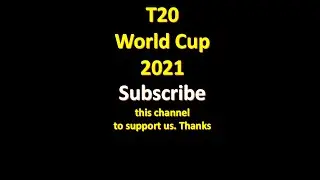 ICC T20 World Cup 2021 Fixtures