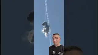 Israeli tamir interceptor smashes a Shahed-136 drone.