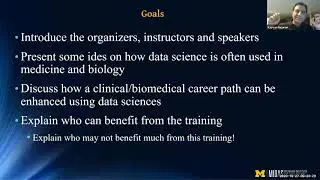 WORKSHOP ON INTRODUCTORY DATA SCIENCE FOR BIOMEDICAL SCIENTISTS