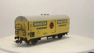 Vintage Fleischmann H0 5322 DB Holsten Beer Refrigerator Wagon Car.