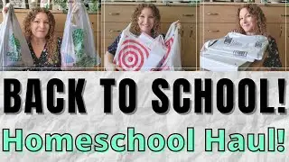 BACK TO SCHOOL SUPPLY HAUL || HOMESCHOOL HAUL 2022-2023