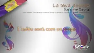 Susanne Georgi - "La Teva Decisió" (Andorra) - [Karaoke version]