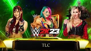 WWE 2K23 - IYO SKY VS Asuka VS Charlotte Flair - TLC Match