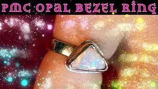 PMC Ring - Bezel Setting with Silver Clay - Precious Metal Clay
